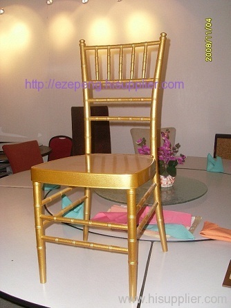 Gold Aluminum Chiavari Chairs