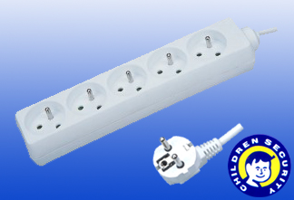 French 5way Floor Socket