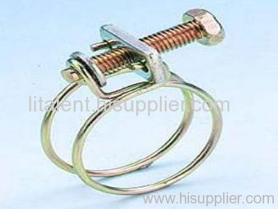 Wire hose clamp