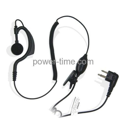 Two way radio ear hook/ear hanger