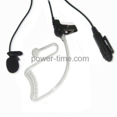3wire clear acoustic tube earpiece