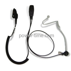 Clear acoustic tube earpiece