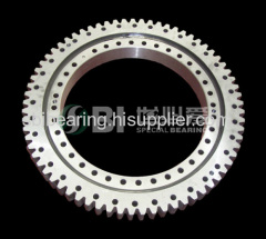 Cross roller slewing bearing with external teeth