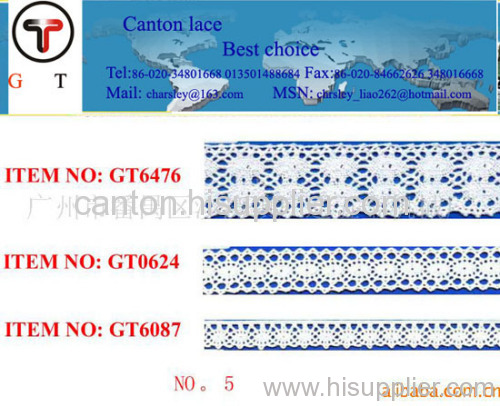 100% cotton lace