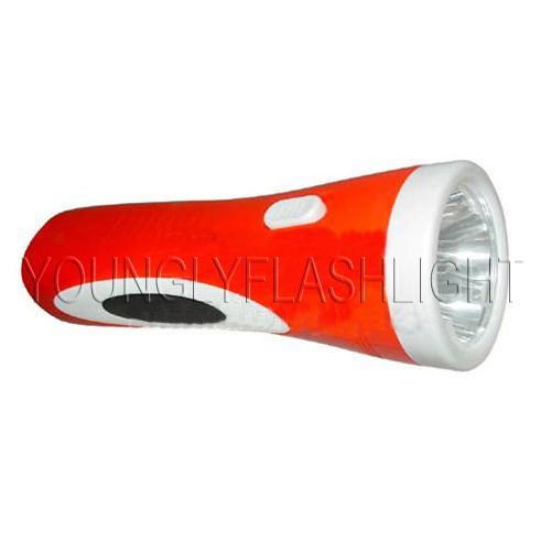 4 LEDs Rechargeable Plastic Flashlights