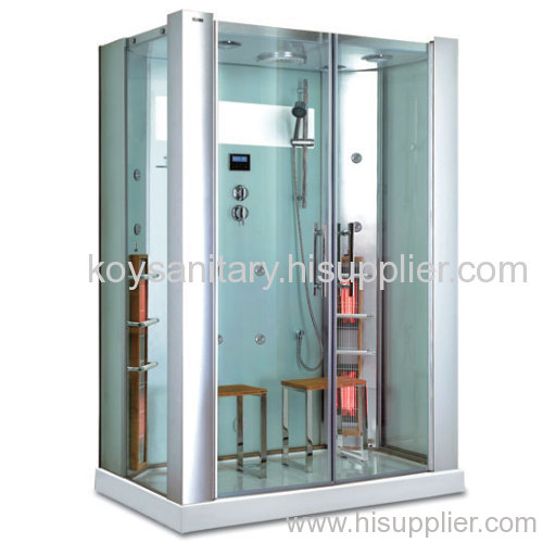 Infrared steam sauna room