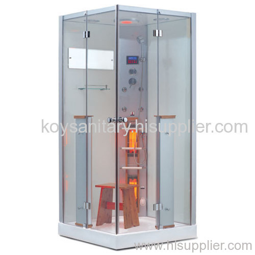 Infrared steam sauna room