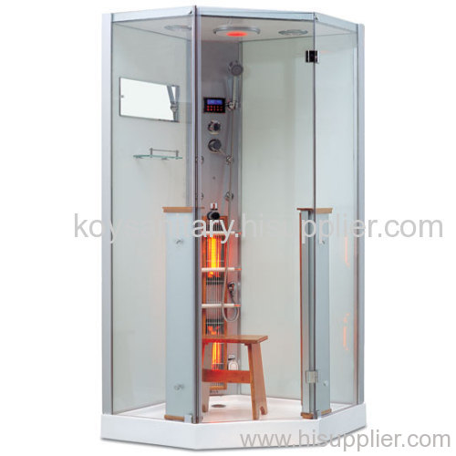 Infrared steam sauna room