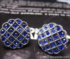 Fashion Men's Crystal Cufflinks