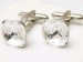 2011 New Design White Crystal Cufflinks