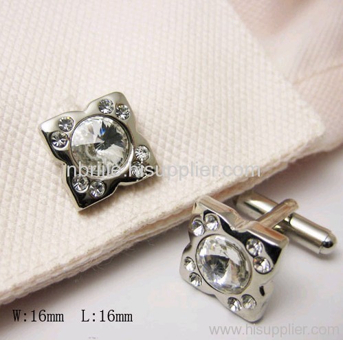 Men's Crystal Cufflinks