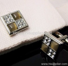 Fashion Crystal Cufflinks