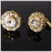 Glod Men's Crystal Cuff links