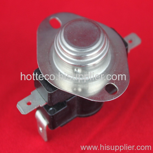 bimetal disc thermostat in home appliance