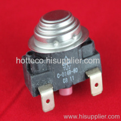 bimetal thermostats in home appliance