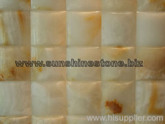 white onyx mosaic tile