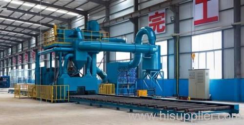 steel profiles blasting equipment