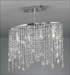 Modern crystal chandelier