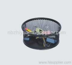 Black Metal mesh Clip Holder