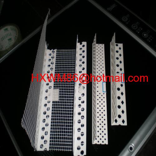 PVC angle bead with wire mesh