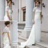 long stylish fashion wedding dresses