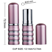 stringing base aluminum lipstick container