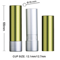 long cap aluminum lipstick container