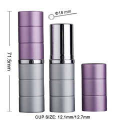 line finishing aluminum lipstick container