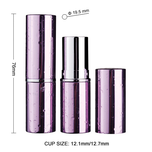 bead design aluminum lipstick container