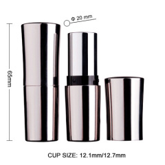 shinning silver aluminum lipstick container