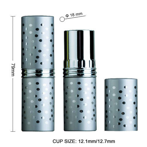 2 time anodizing aluminum lipstick container