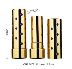 hole design aluminum lipstick container