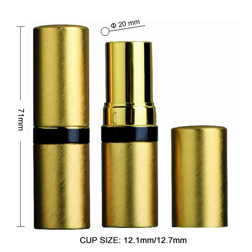 bronze color aluminum lipstick container