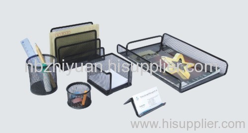 Hot Metal Mesh Stationery Set