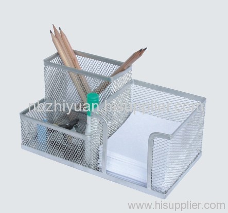 Silver Pencil Cup Holder