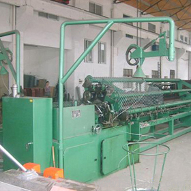 semi automatic chainlink fence machine