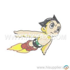 Rhinestone design, Astro Boy motif,cartoon motif design