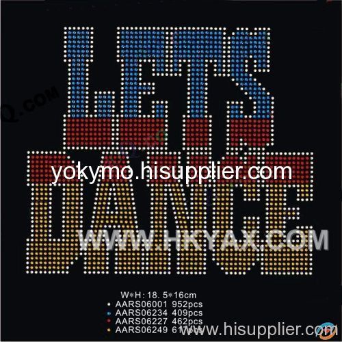 hot fix pattern,font motif design,heat transfer pattern