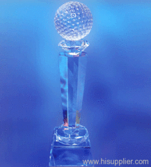 crystal trophy