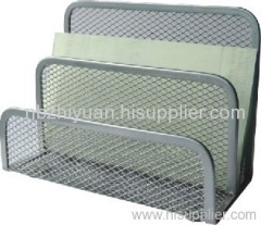 Metal mesh Letter holder organizer