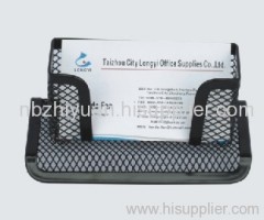 Metal mesh name card holder