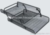 black Wire mesh File Holder