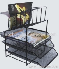 Metal Mesh Document Shelf