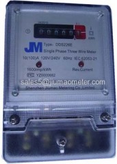 Single Phase Energy Meter