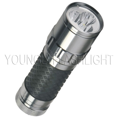 3 Straw LED portable flashlight