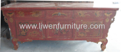 Old pained Gansu Tv cabinet