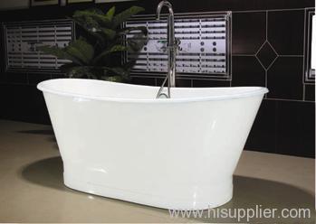 Cast iron bathtub iron sheeting