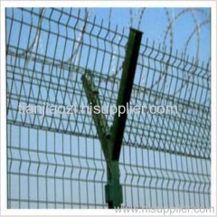 galvanized airport fences