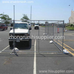 Welded temporary fence panel