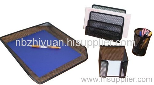 High quality Metal mesh Stationery Set